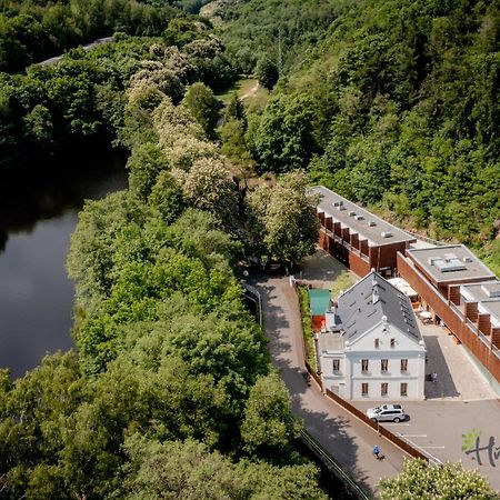 Restaurace A Pension Hrebikarna Хомутов Экстерьер фото